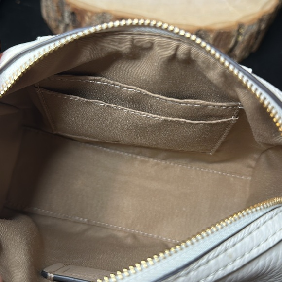 Coach Mini Rowan Dancing Kitten Orange Cat & Cream Leather Handbag Crossbody - Picture 7 of 11